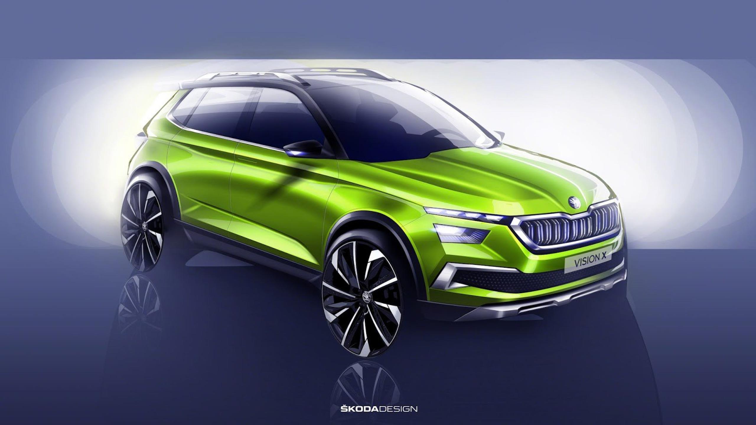 ŠKODA to present urban crossover study VISION X at Geneva Motor Show