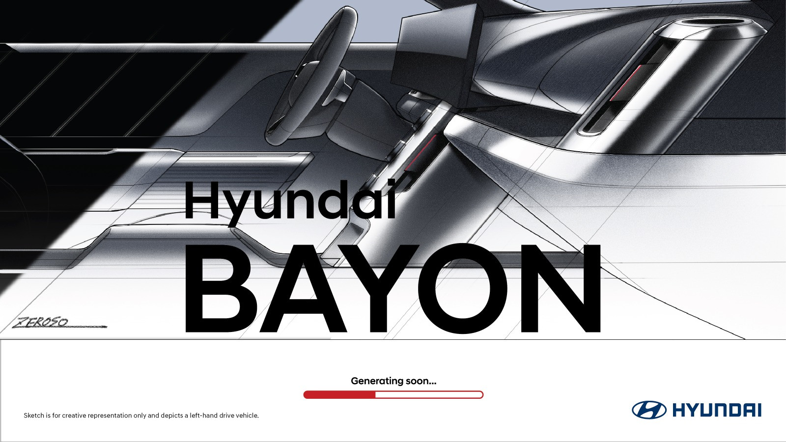 Hyundai BAYON: The first design sketches revealed