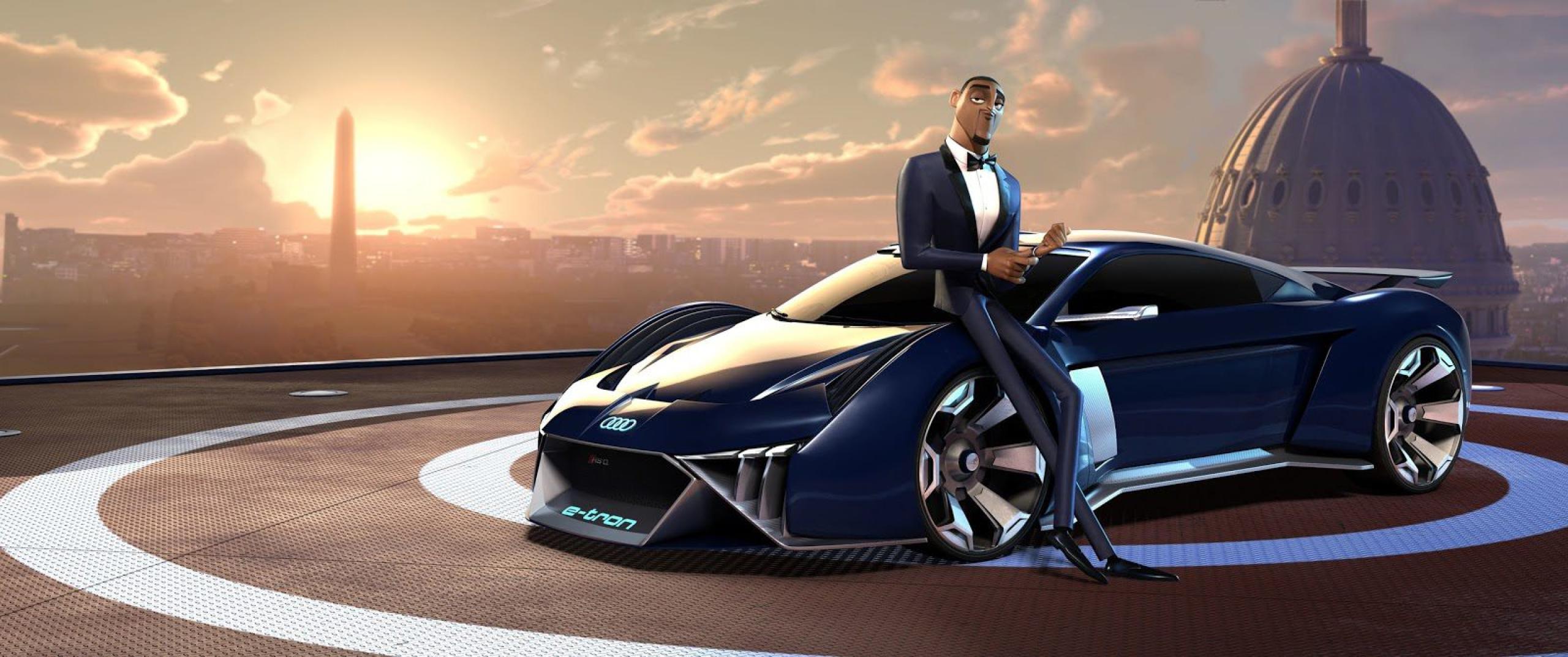 Audi designs concept car RSQ e-tron for animated film 'Spies in Disguise'