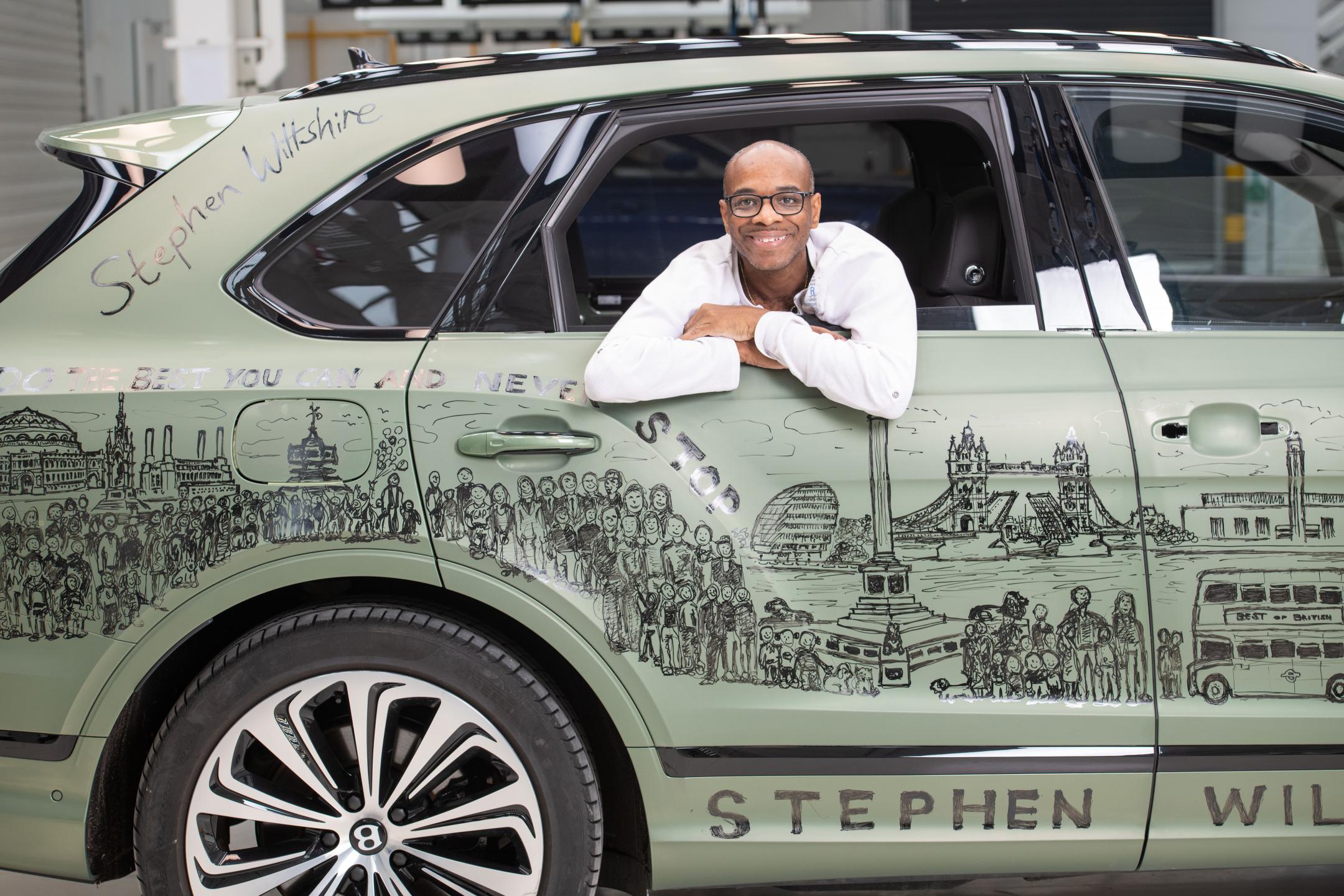 Bentley Unveils the ‘Belonging Bentayga’ Painted by Stephen Wiltshire, Celebrating Inclusion