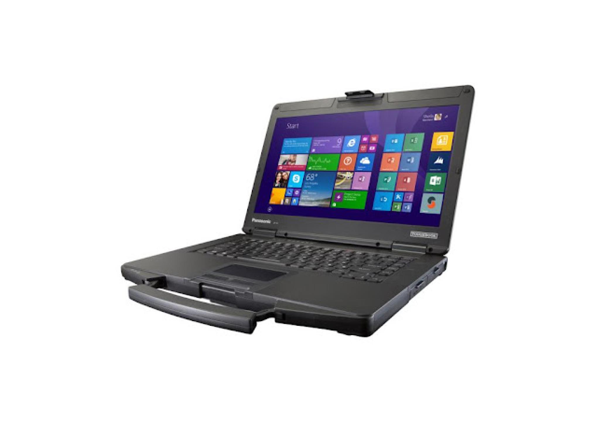 Engineered to keep the auto industry moving: the ultra rugged all-weather Panasonic Toughbooks®