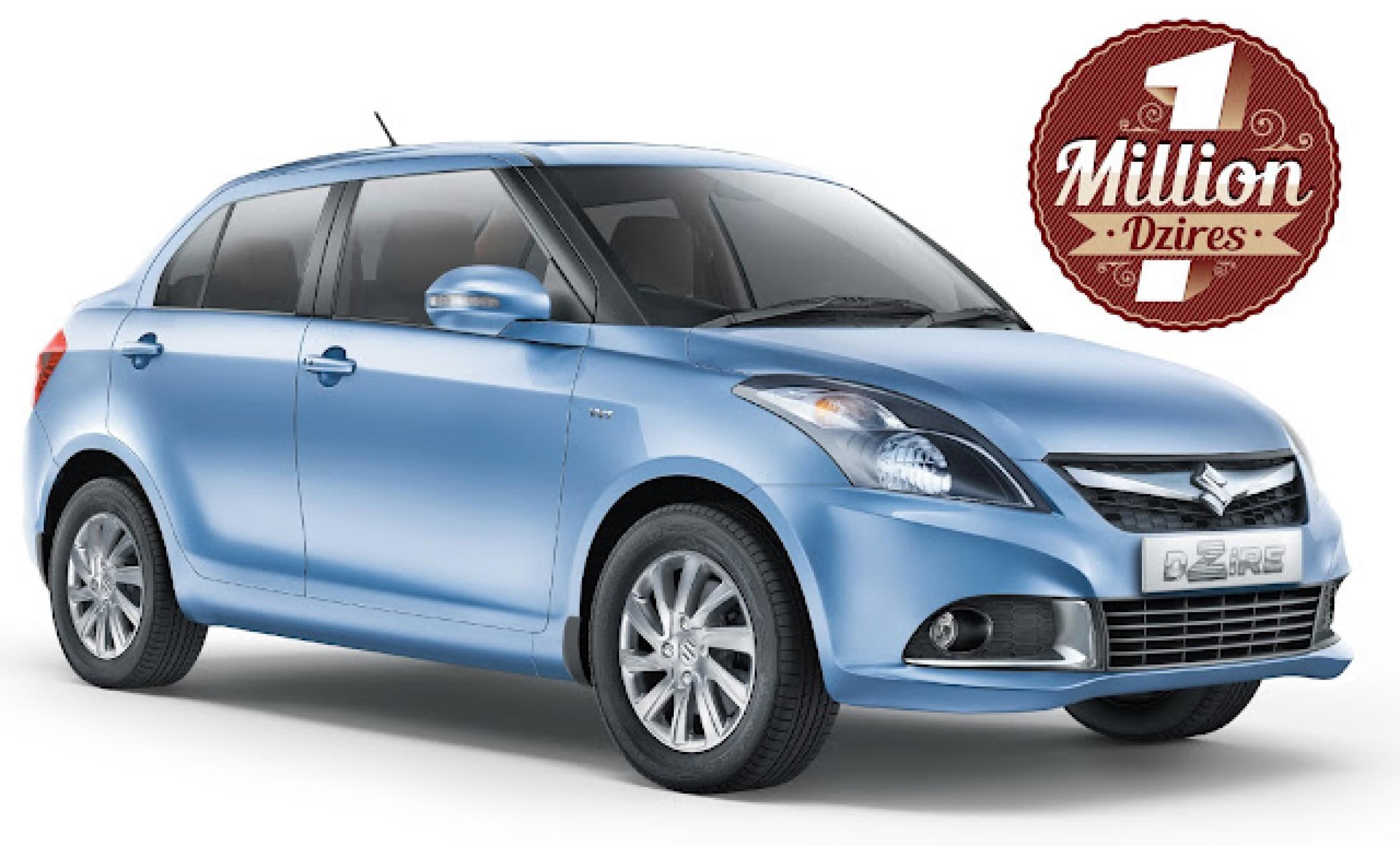 Maruti Suzuki DZire crosses the one million mark