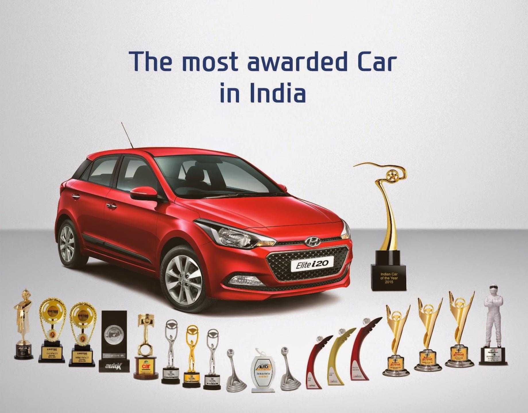 Hyundai Motor India becomes the Most Awarded Auto Brand in 2014-15