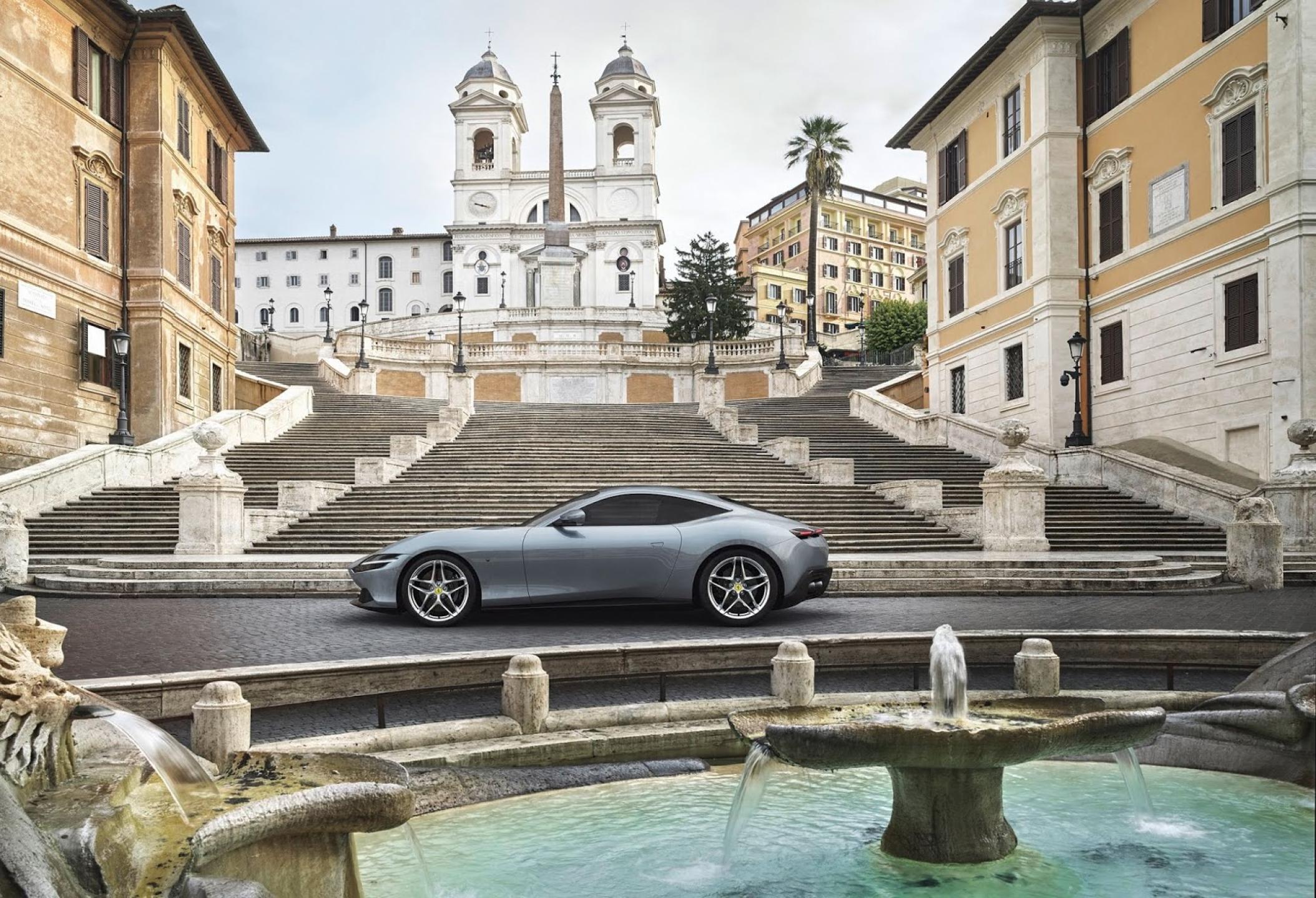 Ferrari Roma. The Prancing Horse’s new V8 2+ coupé unveiled in Rome