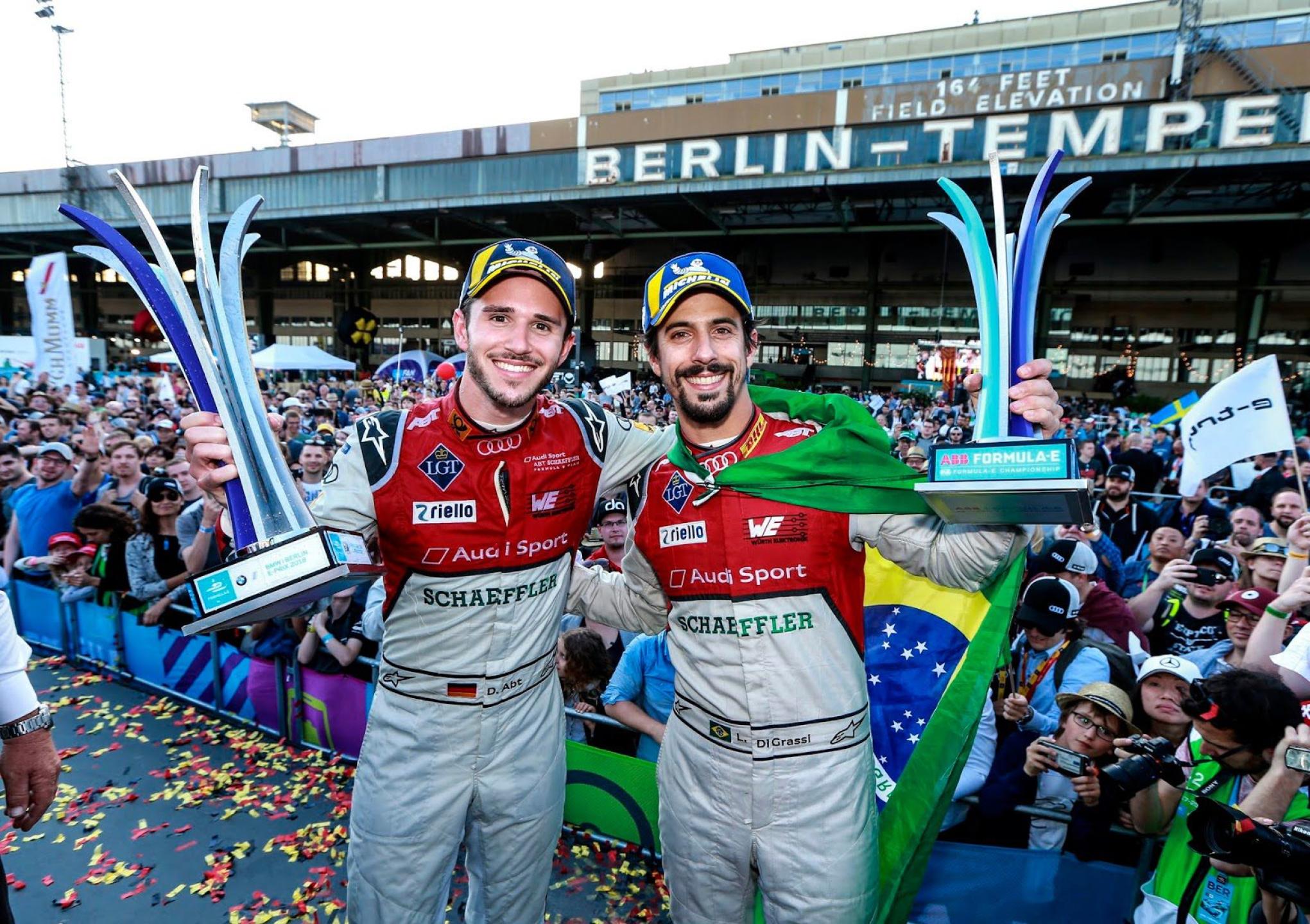 Audi secures one-two finish in Formula E home race at Berlin