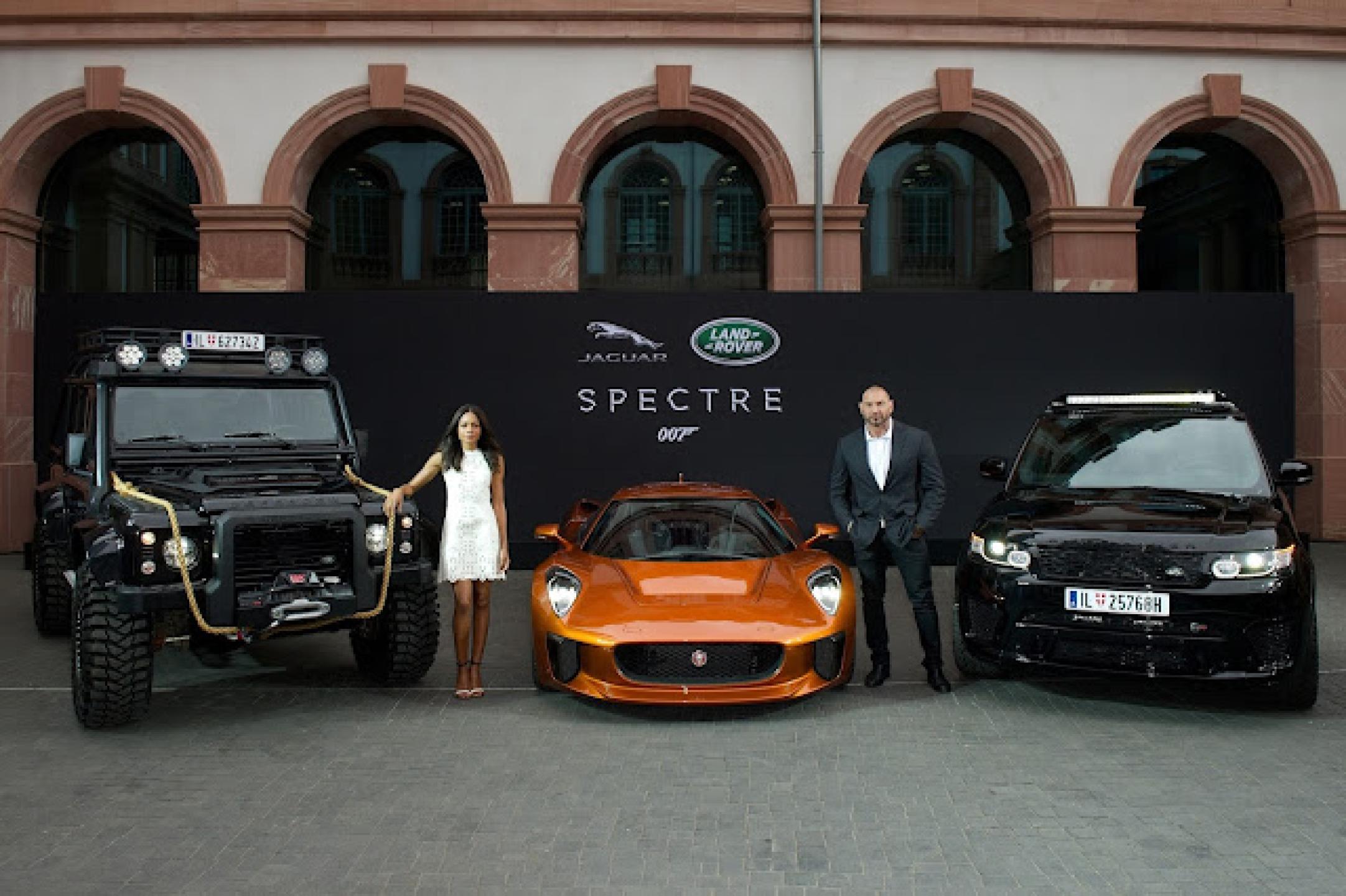 Jaguar Land Rover unveils the SPECTRE Bond Cars