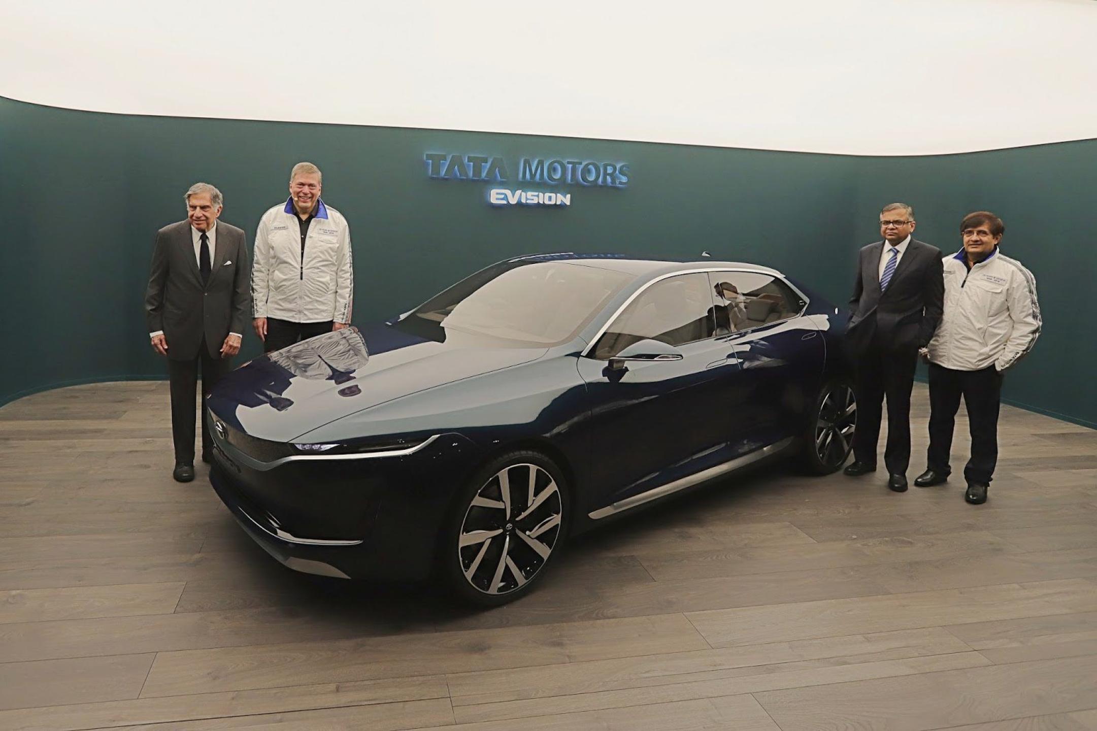 #GIMS2018: World premiere of Tata Motors E-VISION sedan concept at Geneva Motor Show