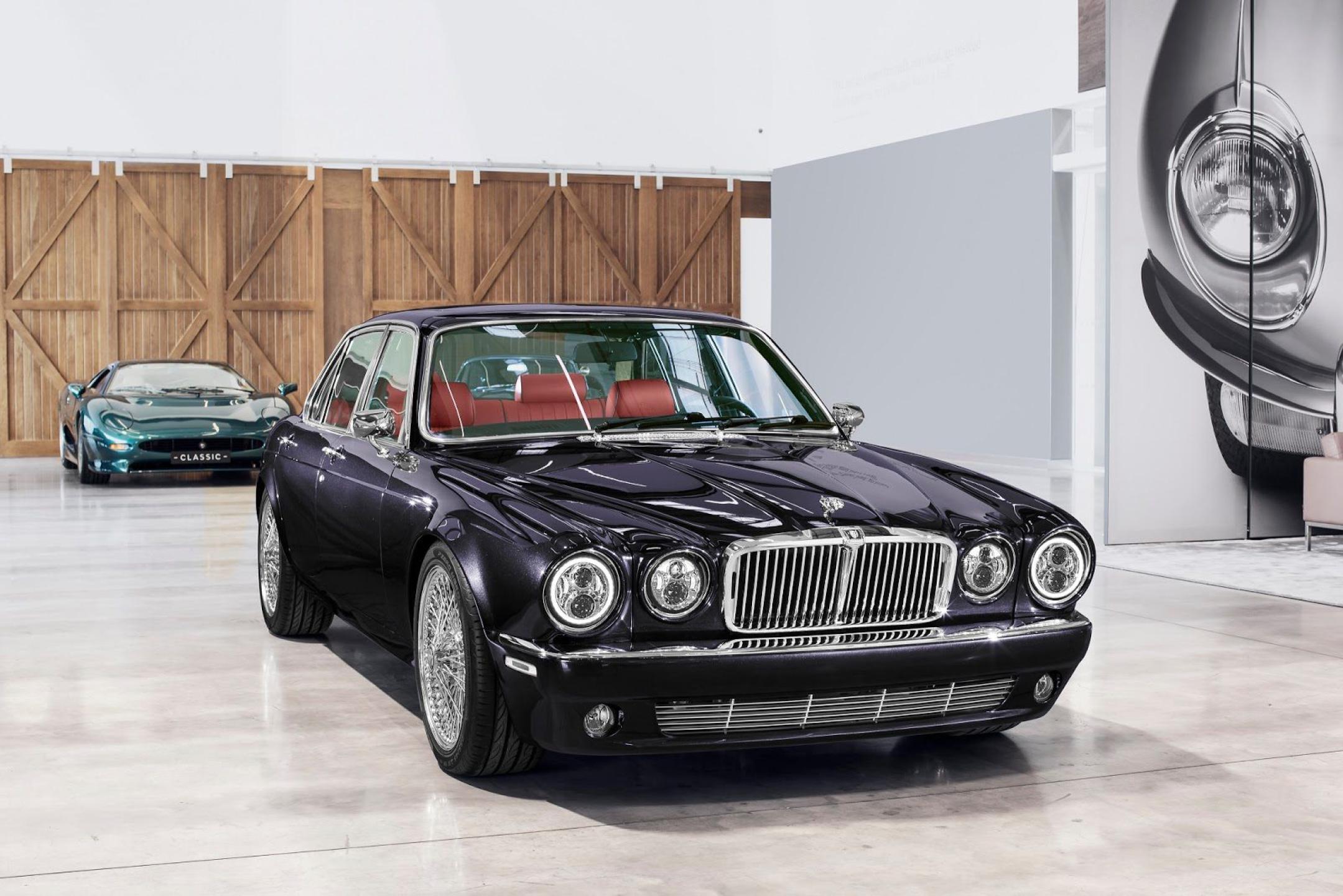 Iron Maiden drummer Nicko McBrain gets his custom made 'Greatest Hits' Jaguar XJ6