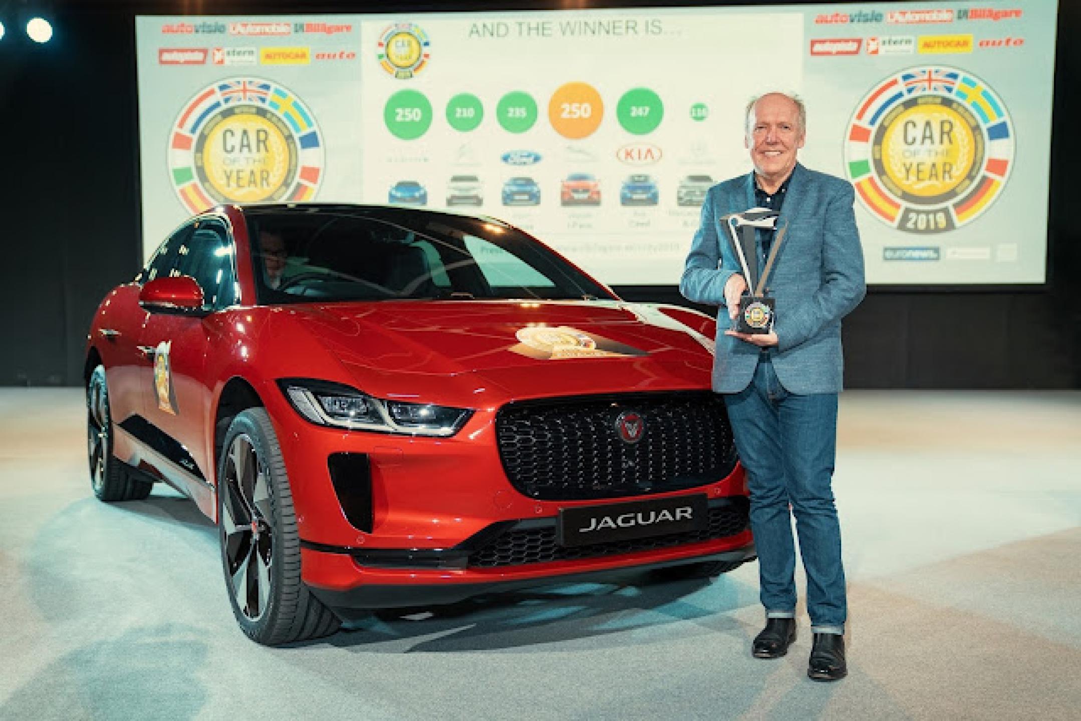 Jaguar I-PACE wins European Car of the Year Award for 2019