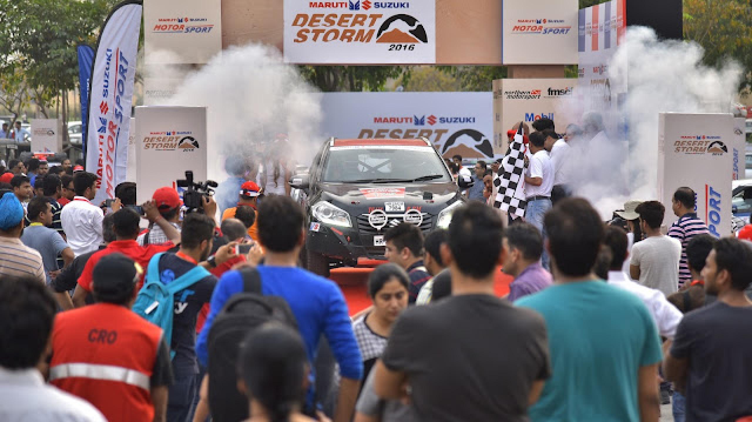 14th Maruti Suzuki Desert Storm Rally flagged off