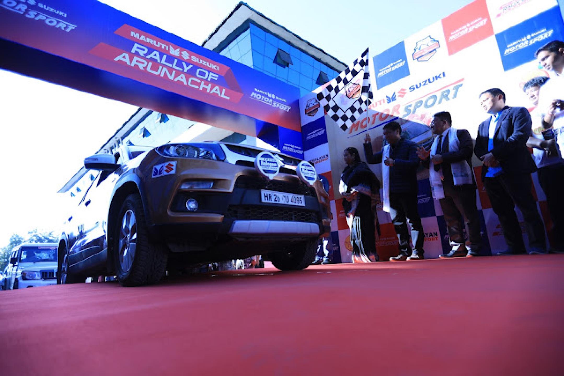 First ever Maruti Suzuki Rally in the North East flagged off