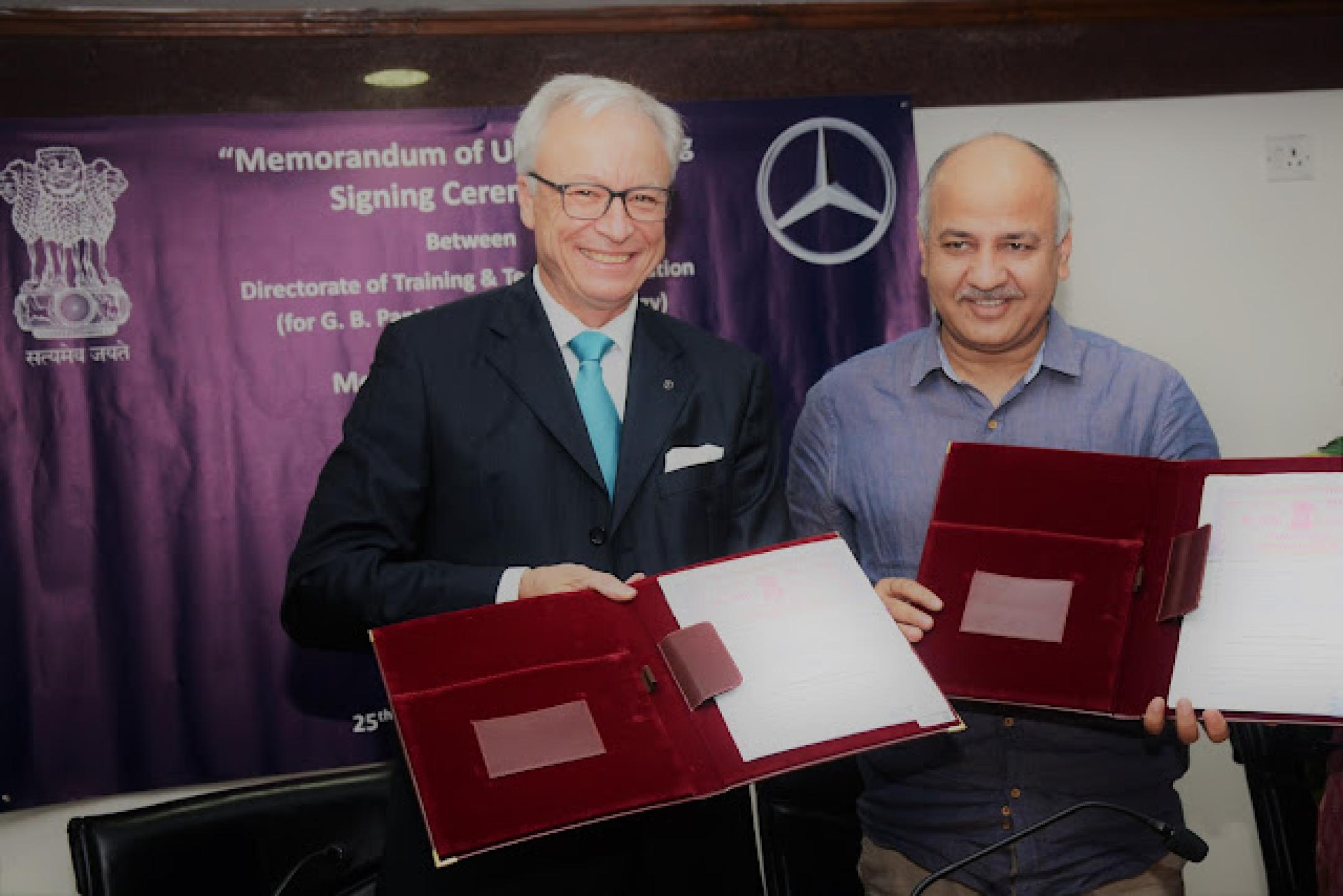 #SkillIndia: Mercedes-Benz launches Mechatronics program with Delhi Government under PPP model