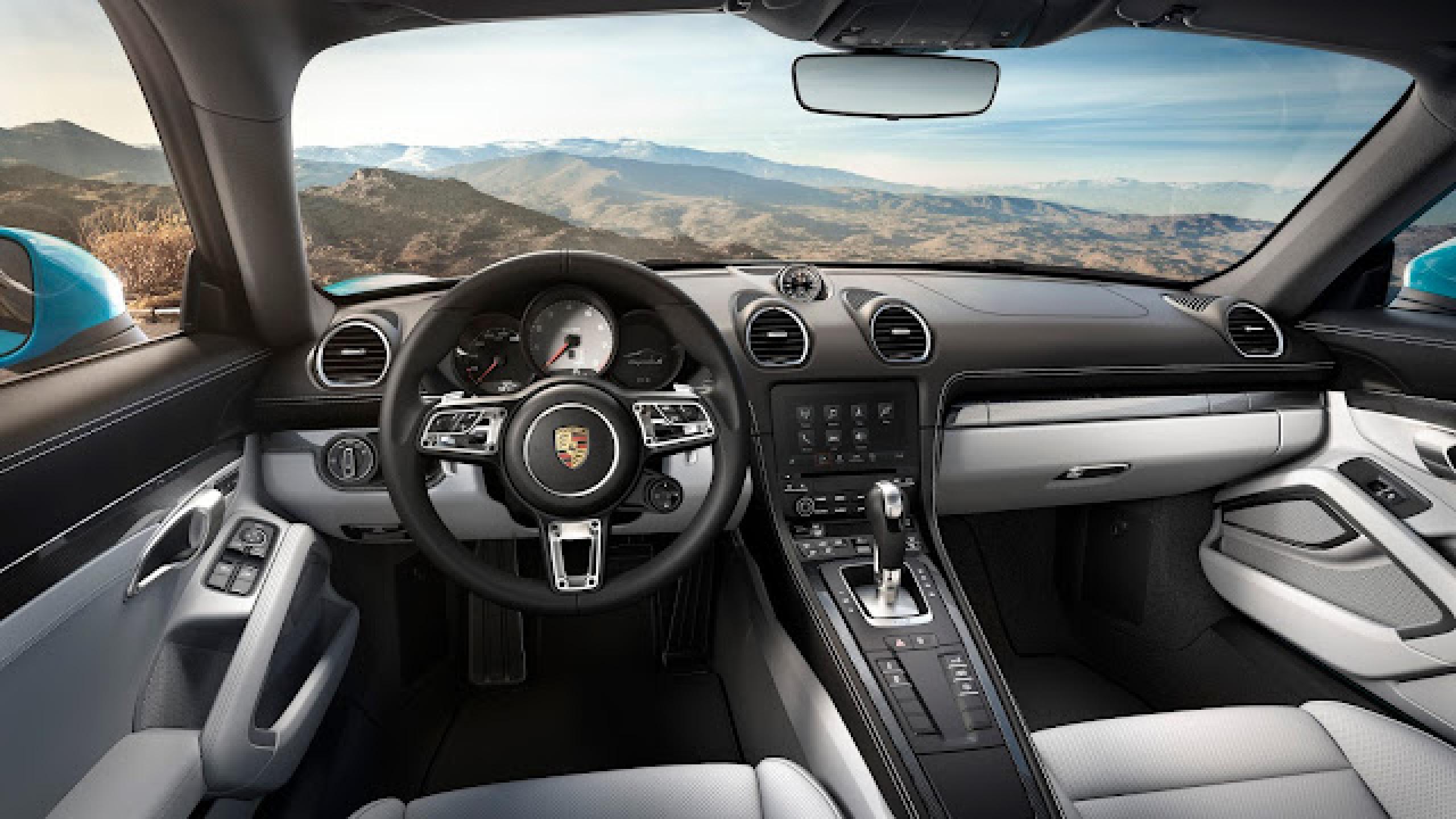 The redeveloped 718 Cayman with mid-engine four cylinder turbo is the new entry-level Porsche