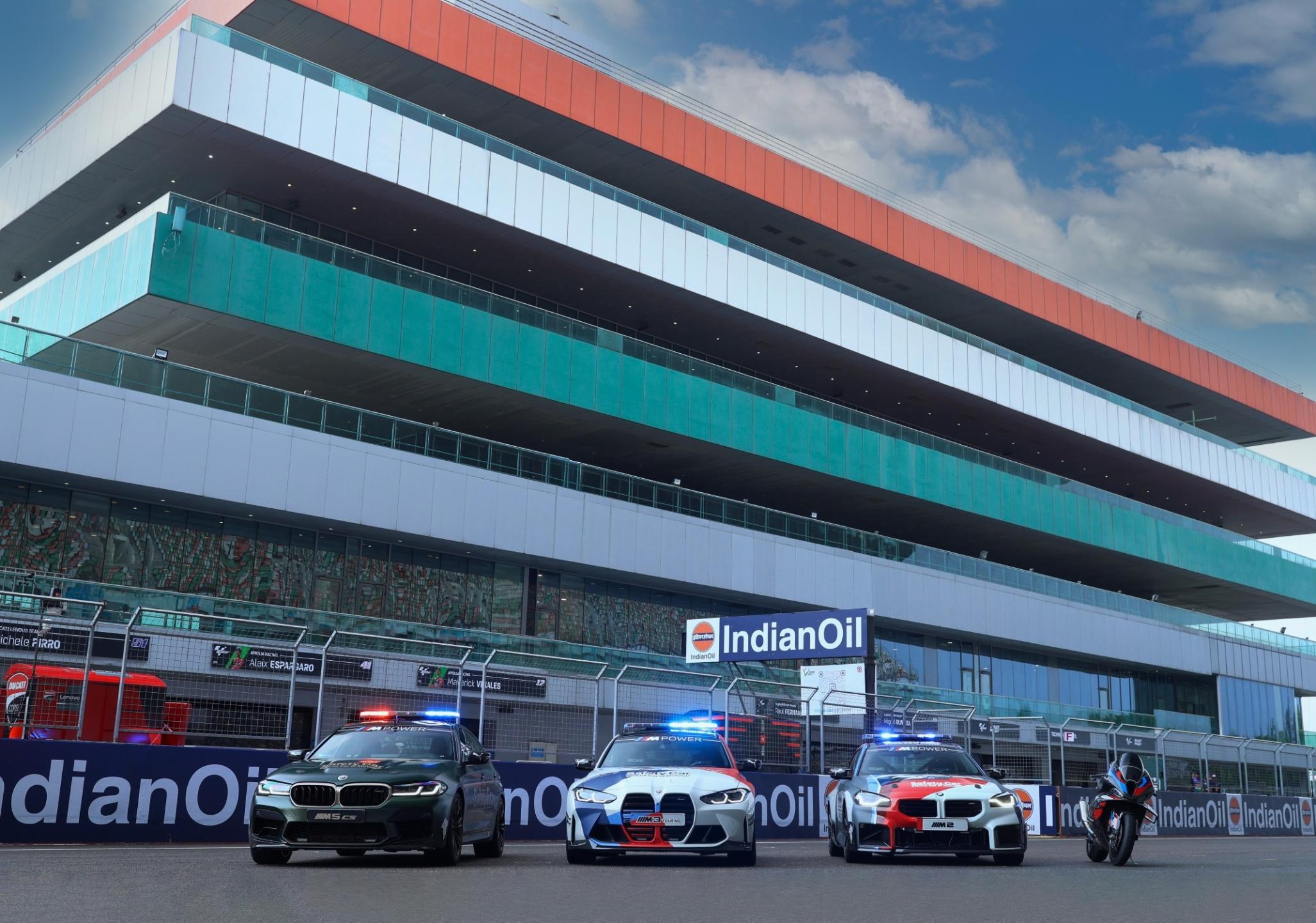 BMW M Safety vehicles at MotoGP™ in India