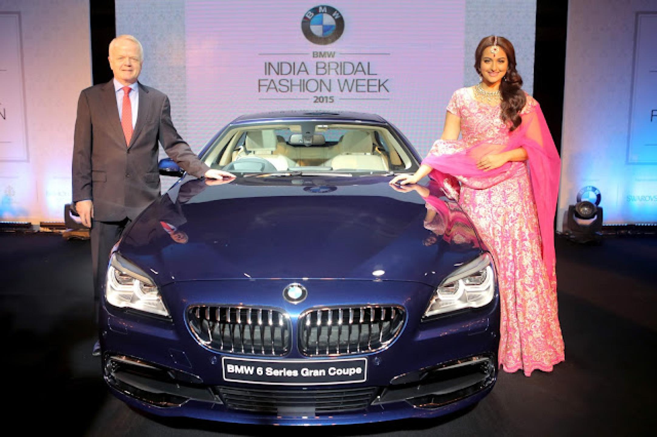 BMW unveils the stunning new 6 Series Gran Coupé at the India Bridal Fashion Week 2015