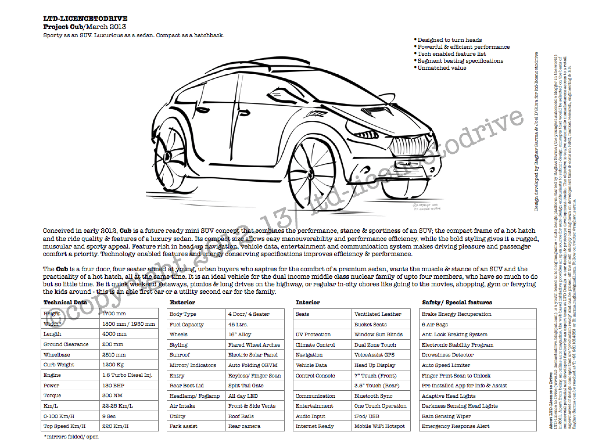 Exclusive updates on our in-house design 'Project Cub'