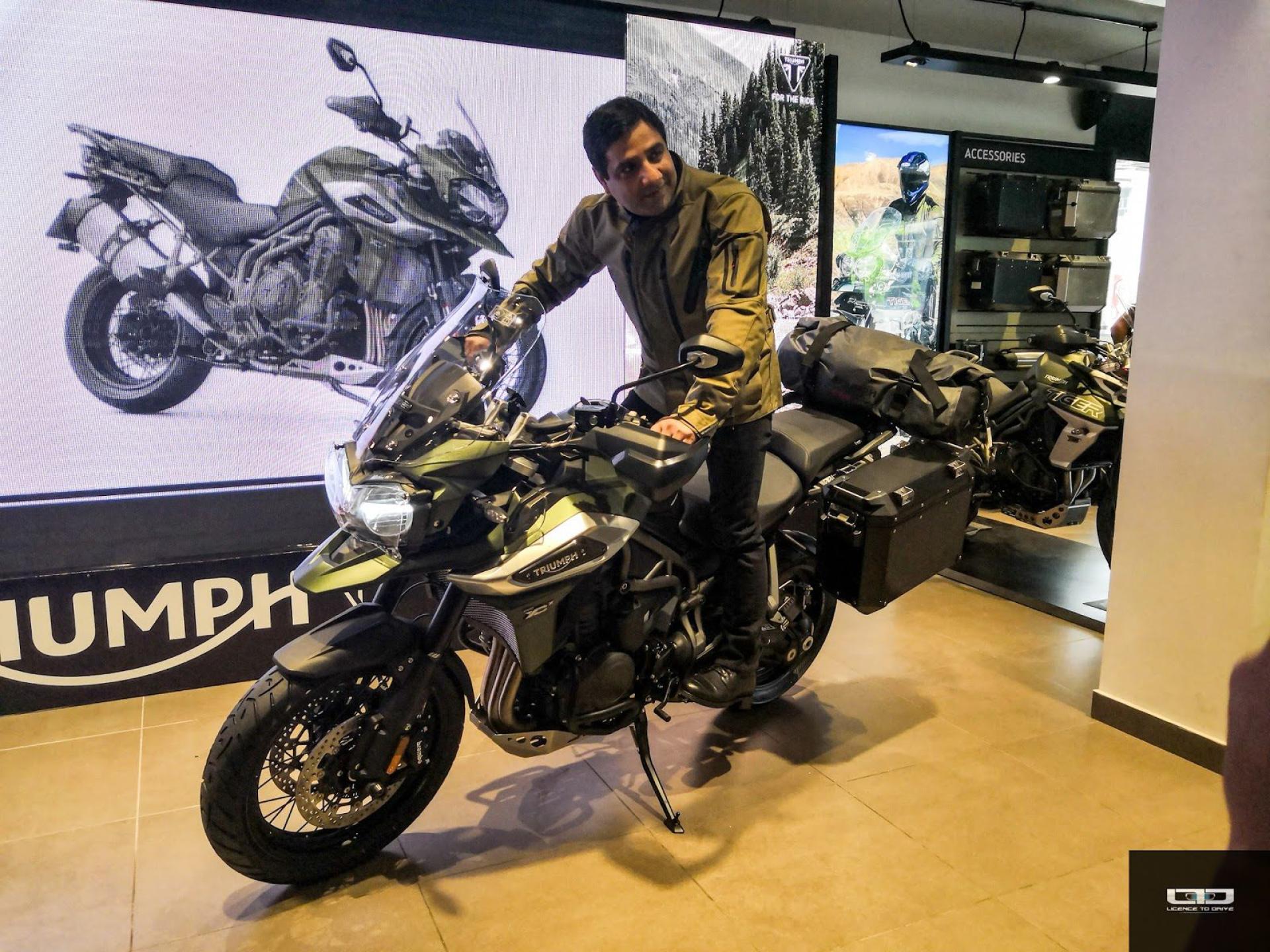 Triumph Tiger 1200 XCX launched at a price of INR 17.0 lacs. #ShotOnHonorView10