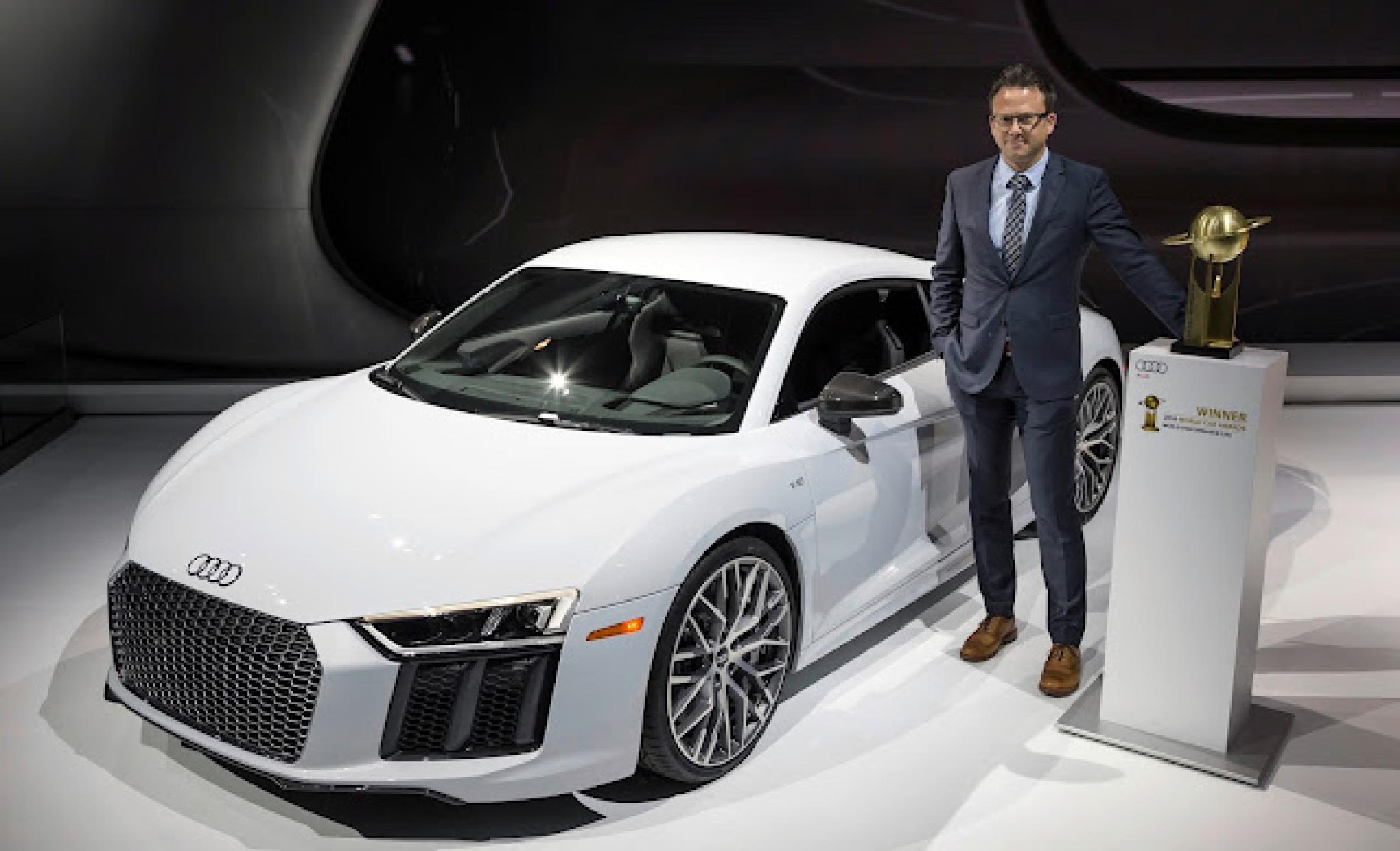 Audi R8 wins the '2016 World Performance Car' at the World Car Awards