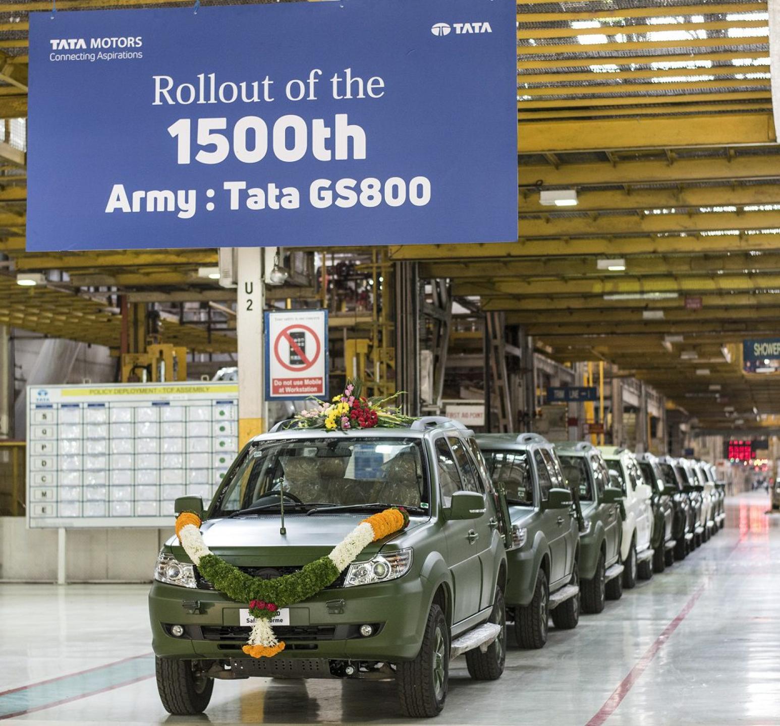 Tata Motors rolls out its 1500th GS800 Safari Storme for the Indian Army