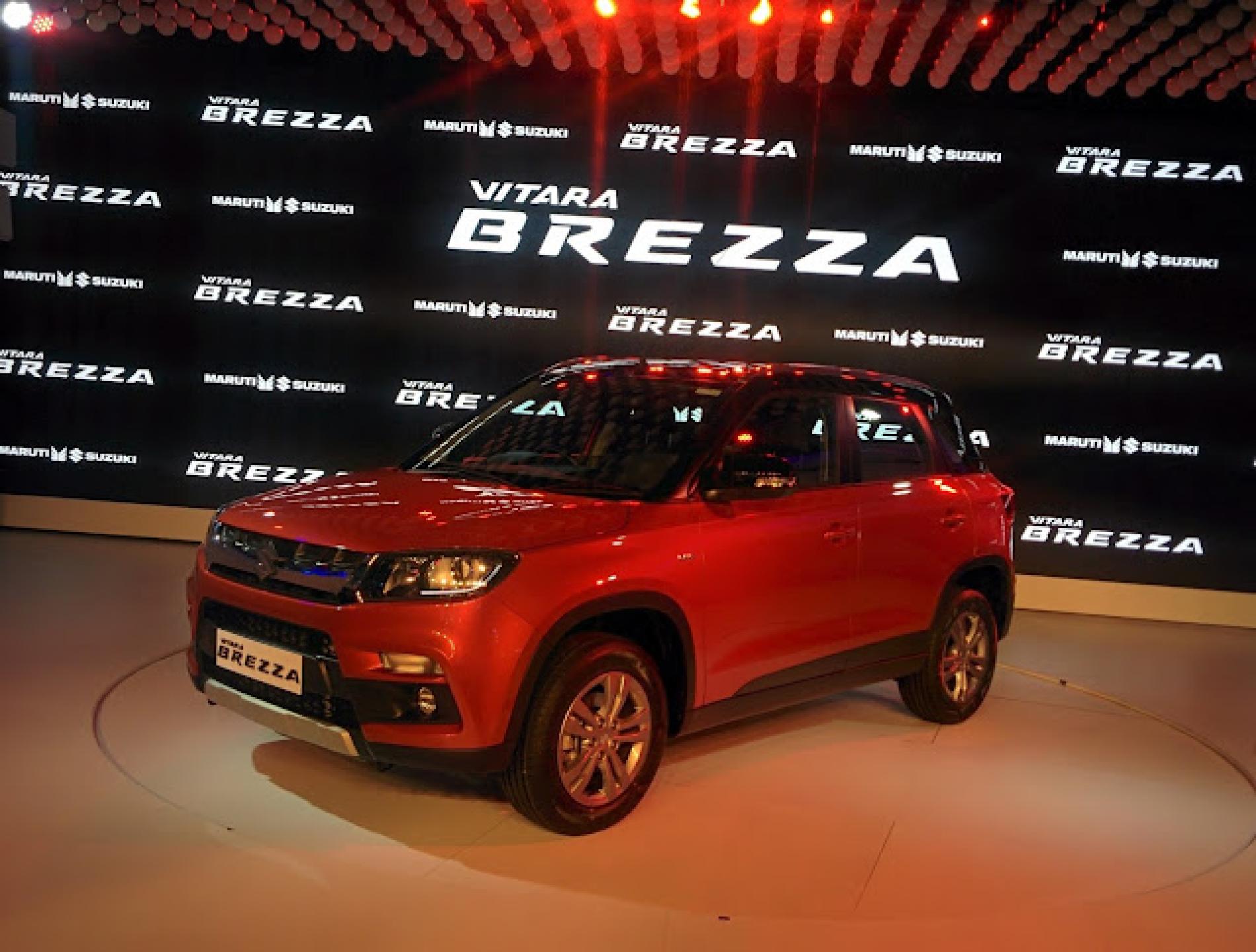 #AutoExpo2016: Maruti Suzuki unveils its stylish compact urban SUV Vitara Brezza