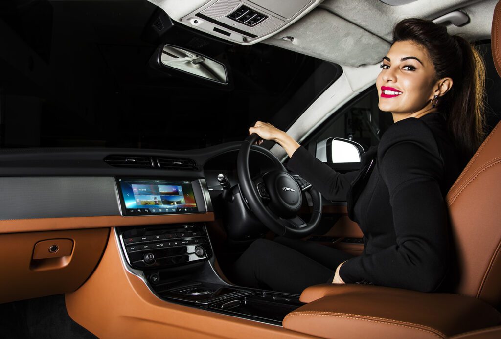 Jacqueline Fernandez with the all-new Jaguar XF_2
