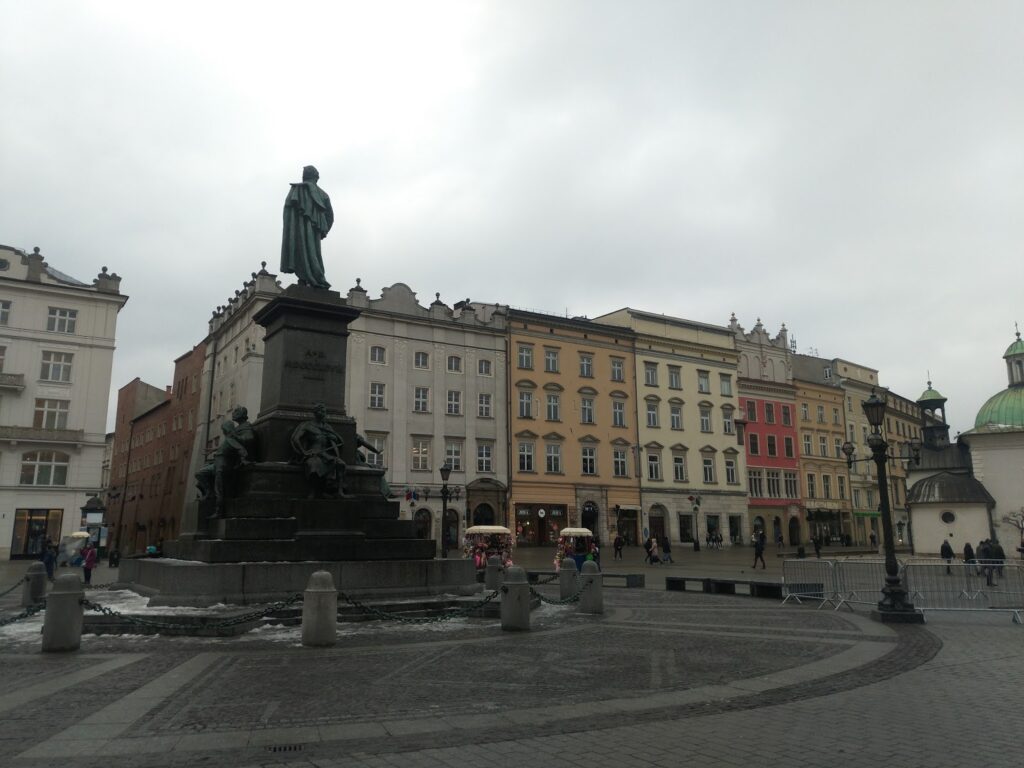 Statue of Adam Mickiewicz, 19th century Polish poet