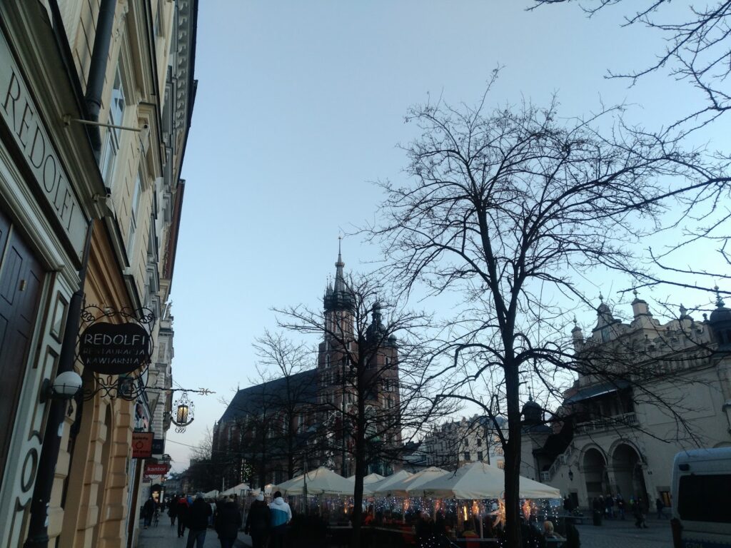 Grand Square and St. Mary's Basilica Kraków