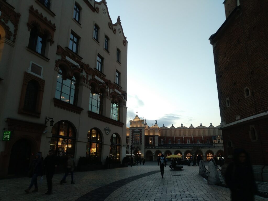 View outside the Mariacki Kraków
