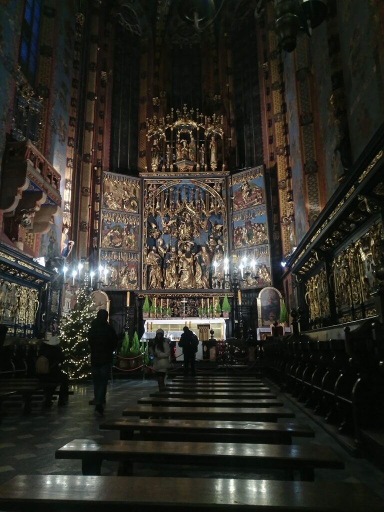 Intricacies of design at St. Mary's Basilica Kraków