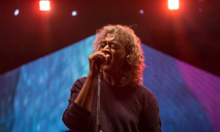 Lucky Ali performs at Rider's Music Festival on February 18, 2017 at Jawaharlal Nehru Stadium