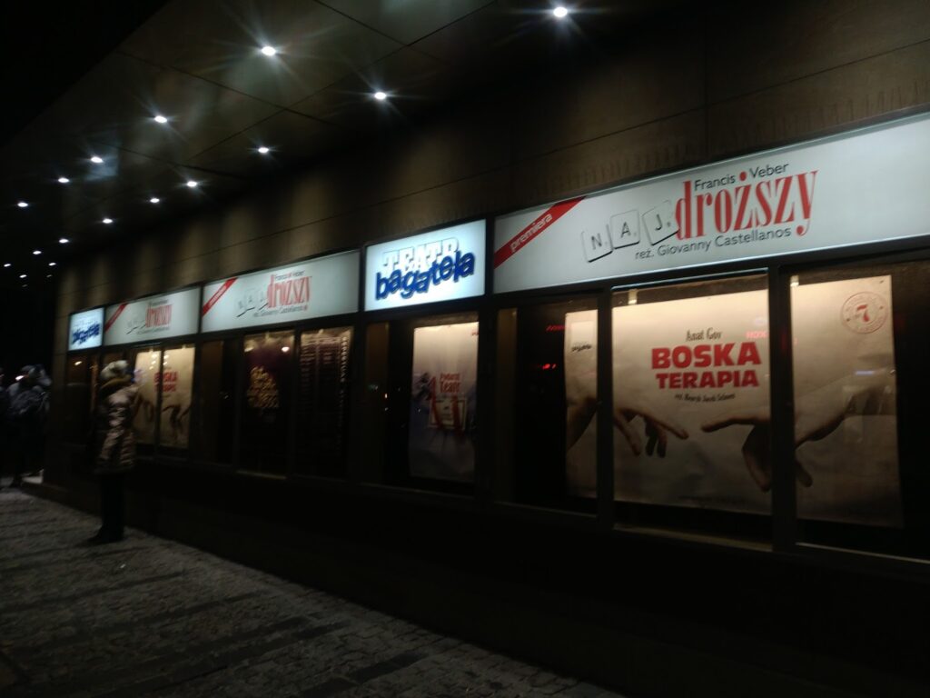 Kraków's cinema district Teatr Bagatela