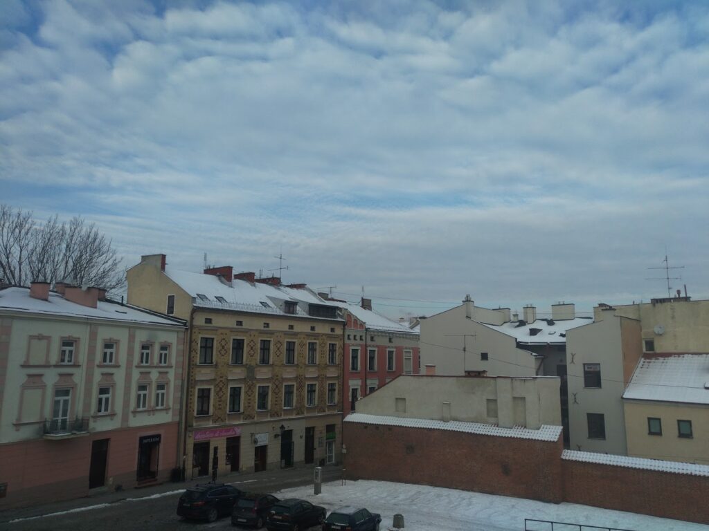 Tarnów after days of snow