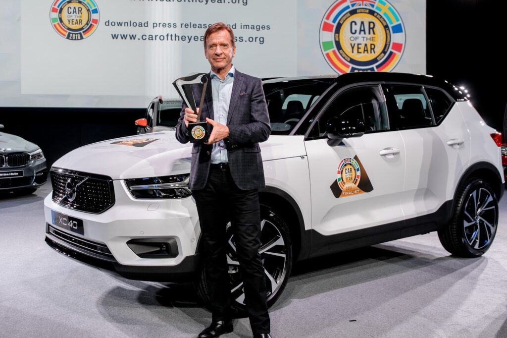 Volvo Car Group President & CEO Hakan Samu elsson at the European Car of the Year