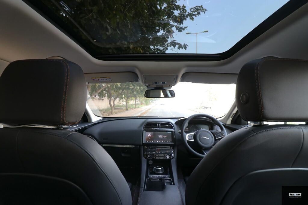 Jaguar F-PACE interior view