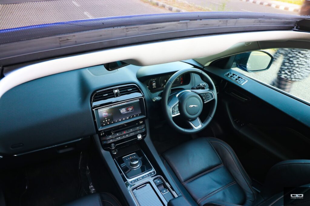 Jaguar F-PACE interior view