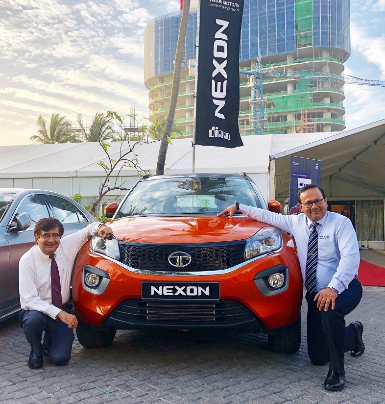 Tata Motors has launched its compact SUV Nexon in Sri Lanka