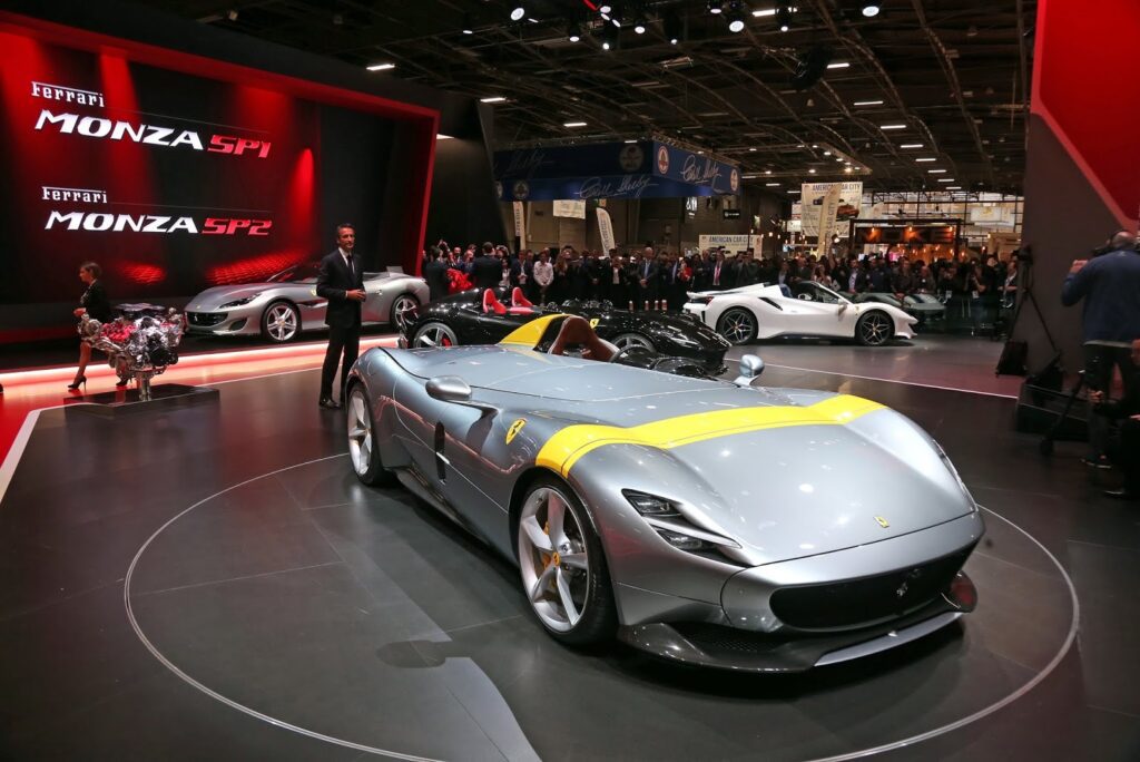 Ferrari Monza SP2 at Paris Motor Show