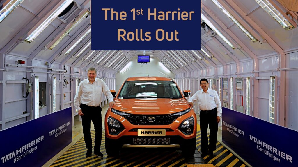 The first Tata Harrier rolls out