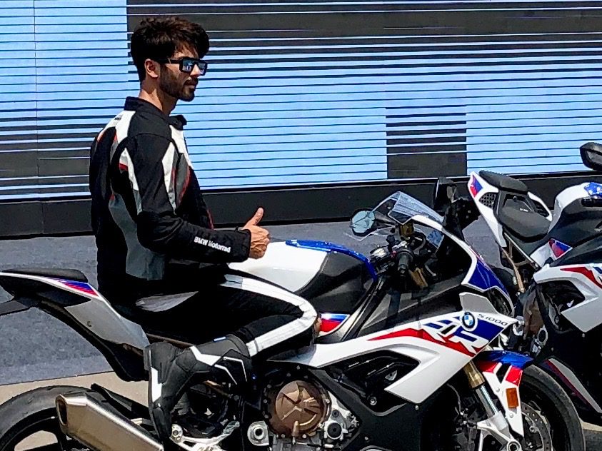 Shahid Kapoor BMW Motorrad S1000 RR
