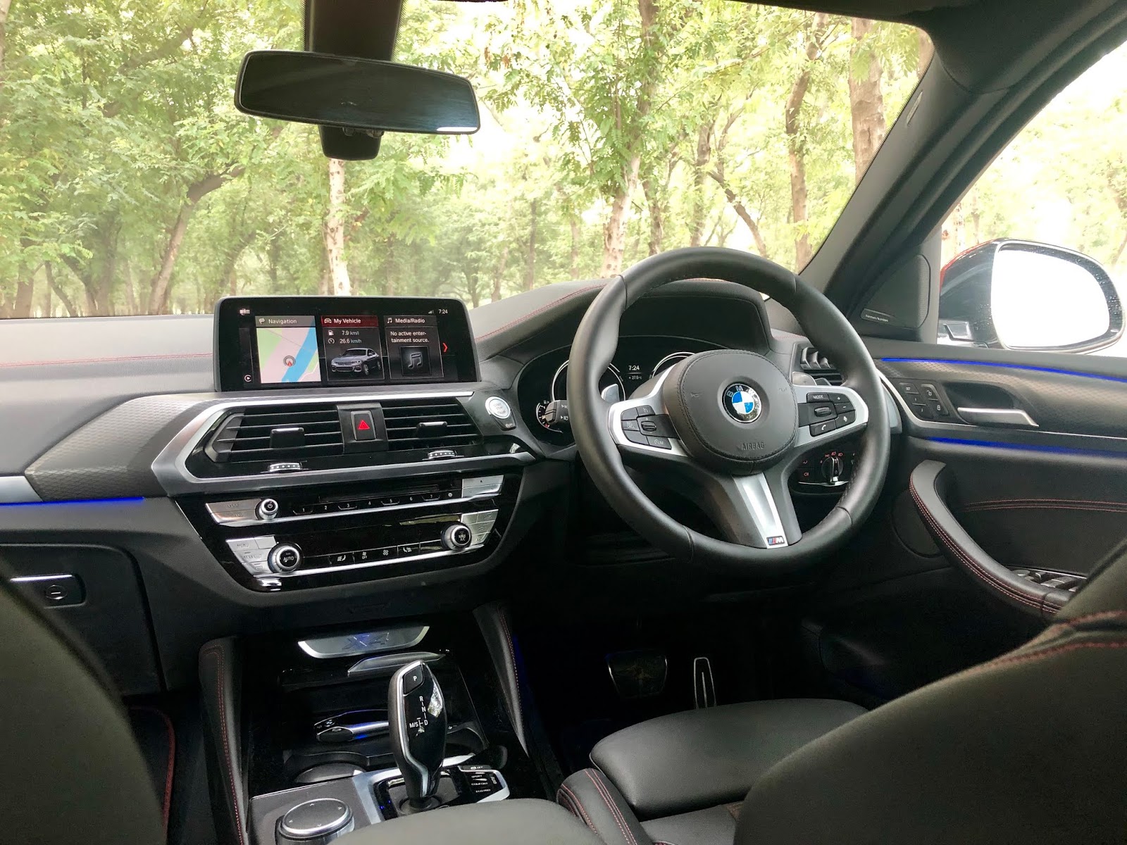 The BMW X4 xDrive30i M Sport interiors