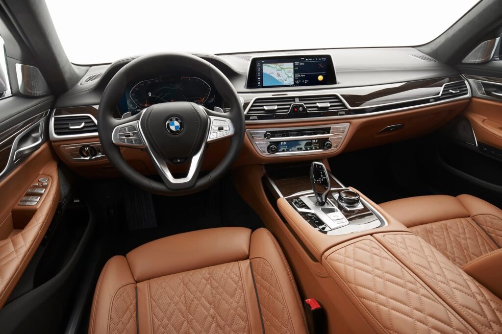 Plush interiors of the new BMW 7 Series