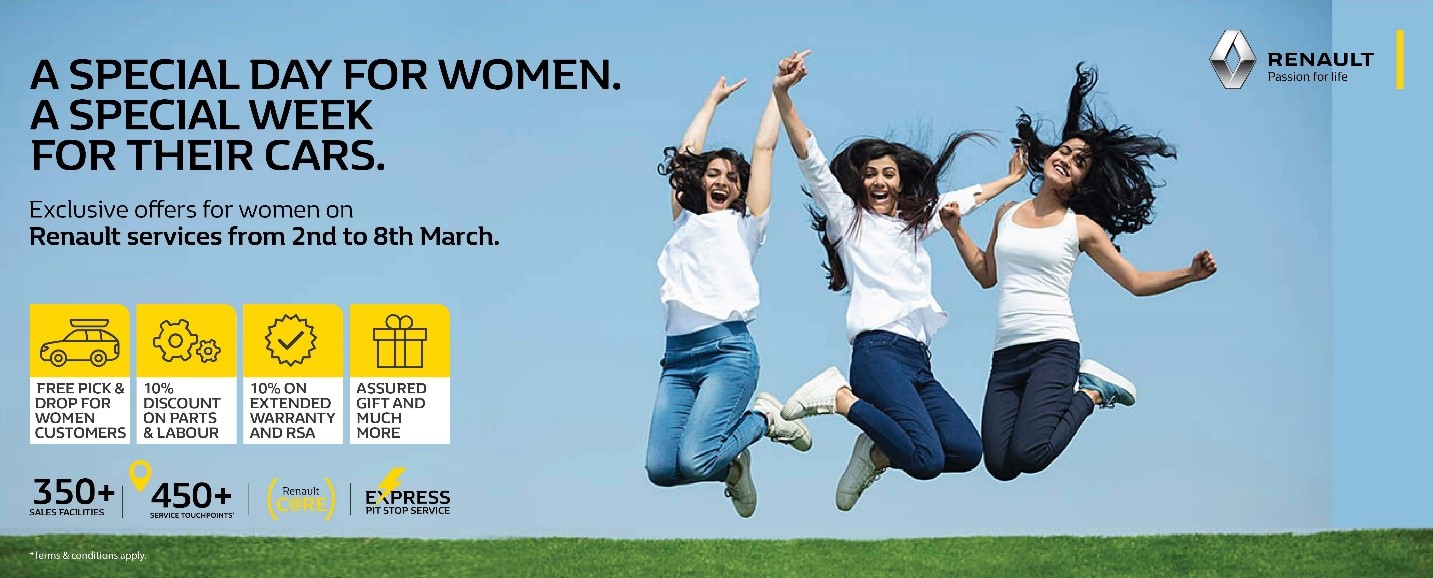 Renault India celebrates International women's day