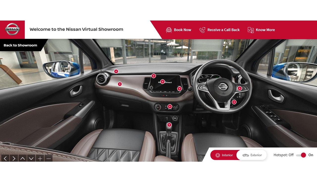 Nissan India's virtual showroom is a new digital car bookings and buying service