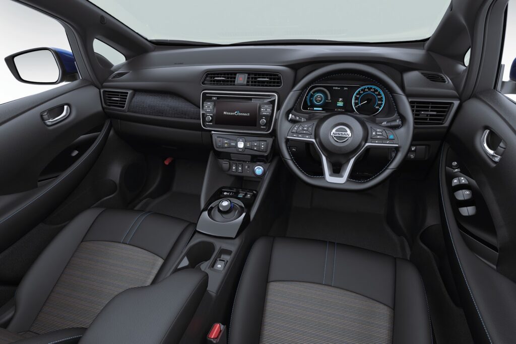 Nissan LEAF EV interiors