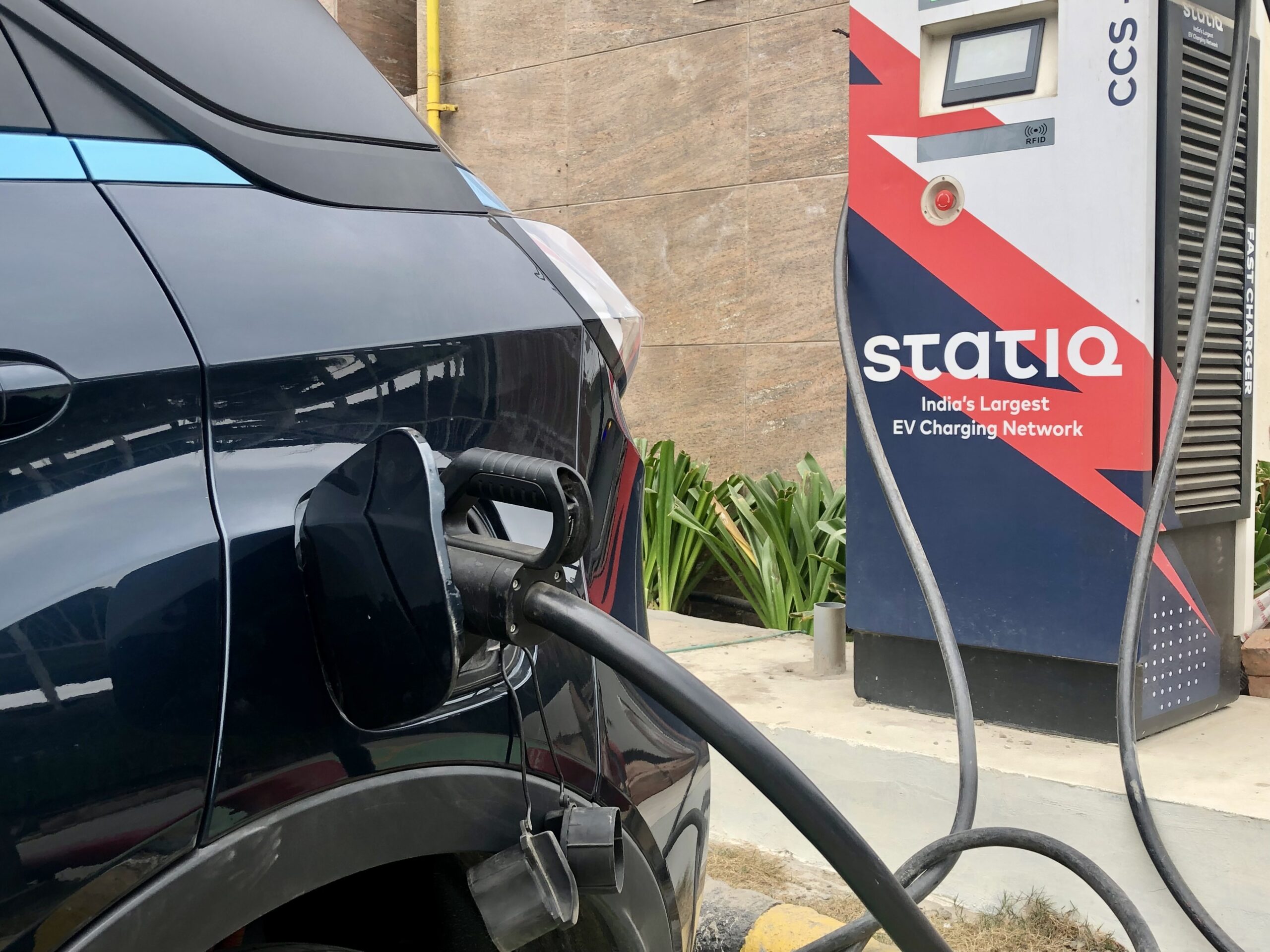 Tata Nexon EV Max charging Statiq