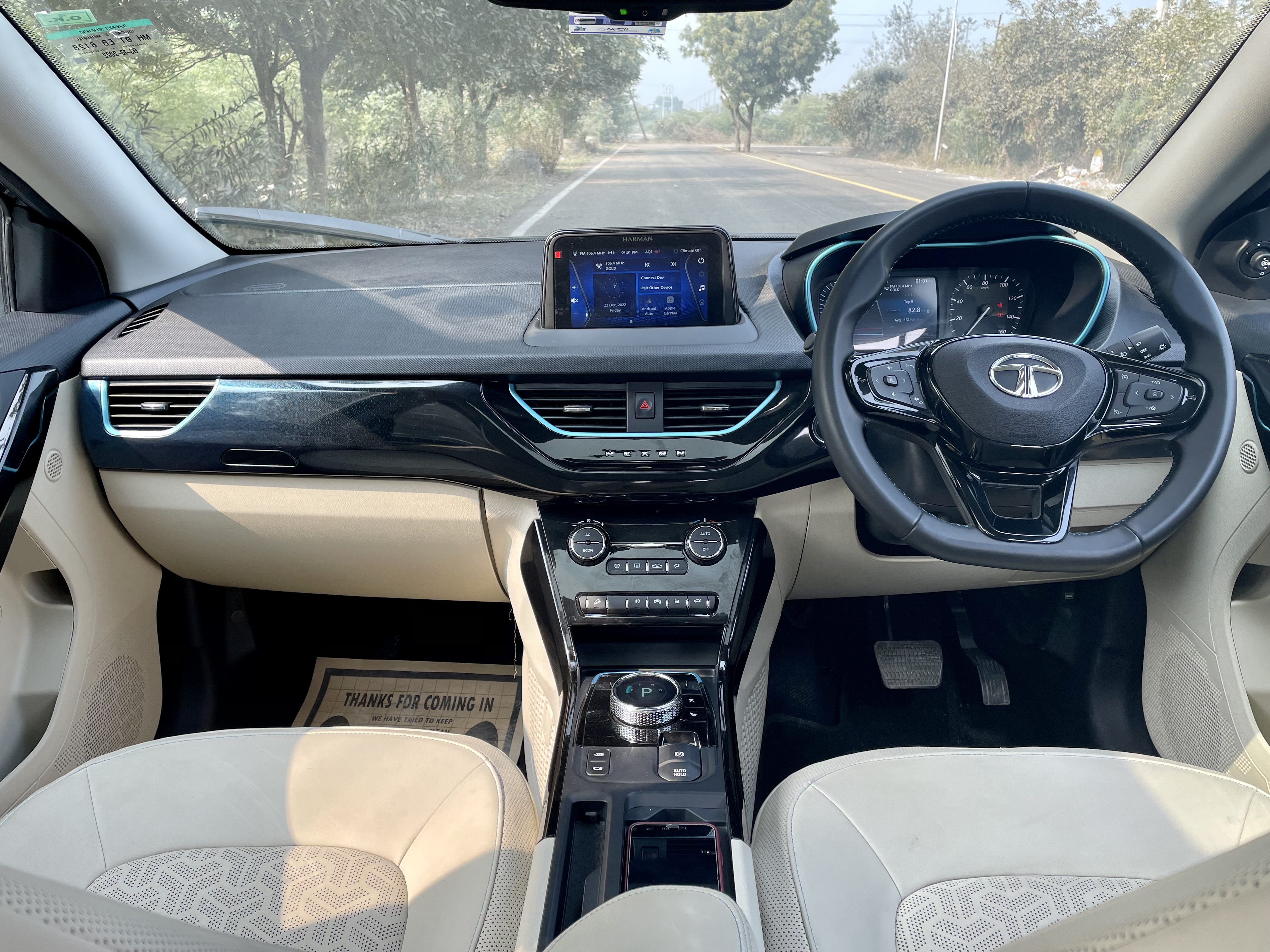 Tata Nexon EV Max interior dashboard
