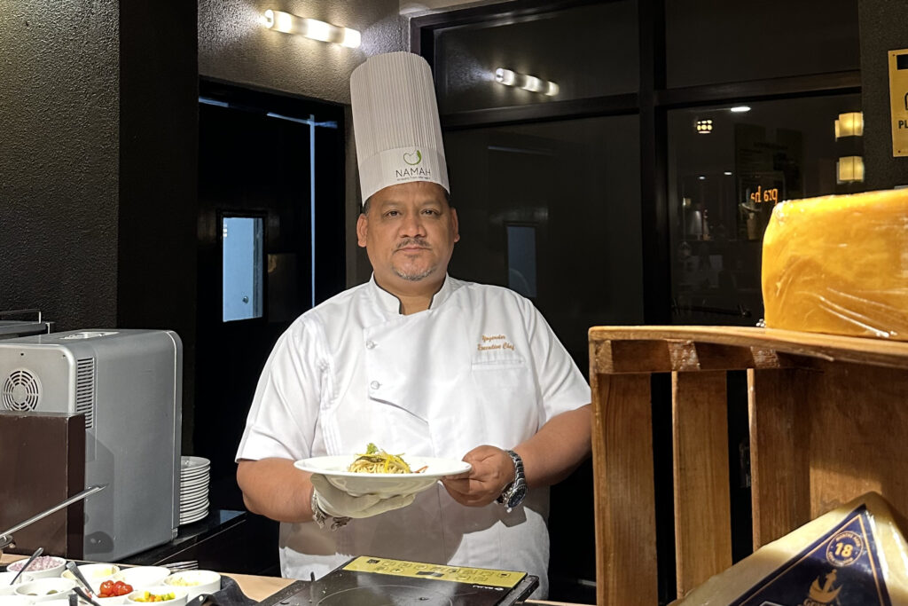 Executive Chef Yogender Singh Rawat Namah